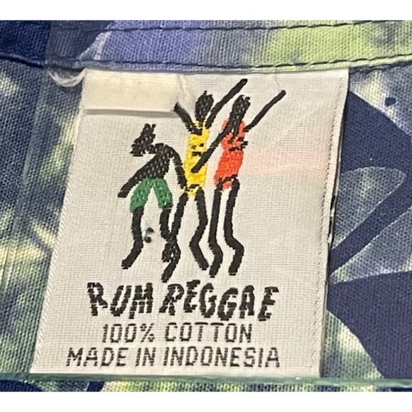 Rum Reggae Cabana Shirt "Eagles On High" Short Sleeve Pockets Size 4XL - Picture 3 of 14